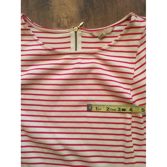 Banana Republic Fitted Red and White Striped Top - Picture 8 of 8